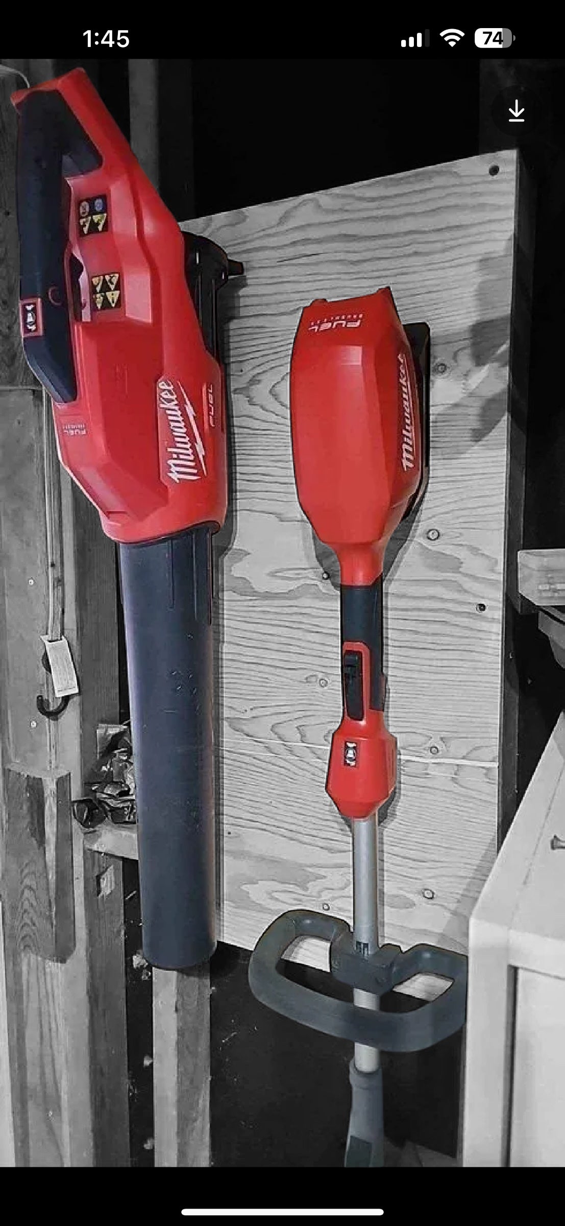 Milwaukee Blower & Weed Eater Wall Mount Kit – Secure Wall Hanger + FREE Attachment Holder