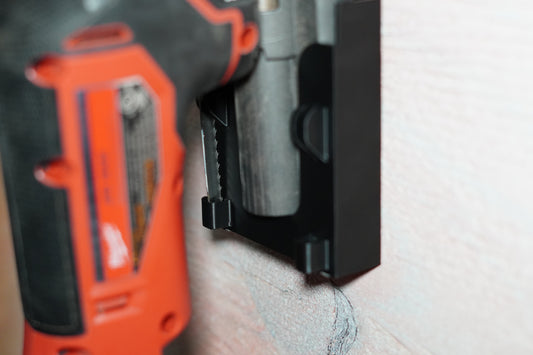 Wall-Mounted Milwaukee M18 Jigsaw Holder with Blade Slots – 3D Printed Organizer