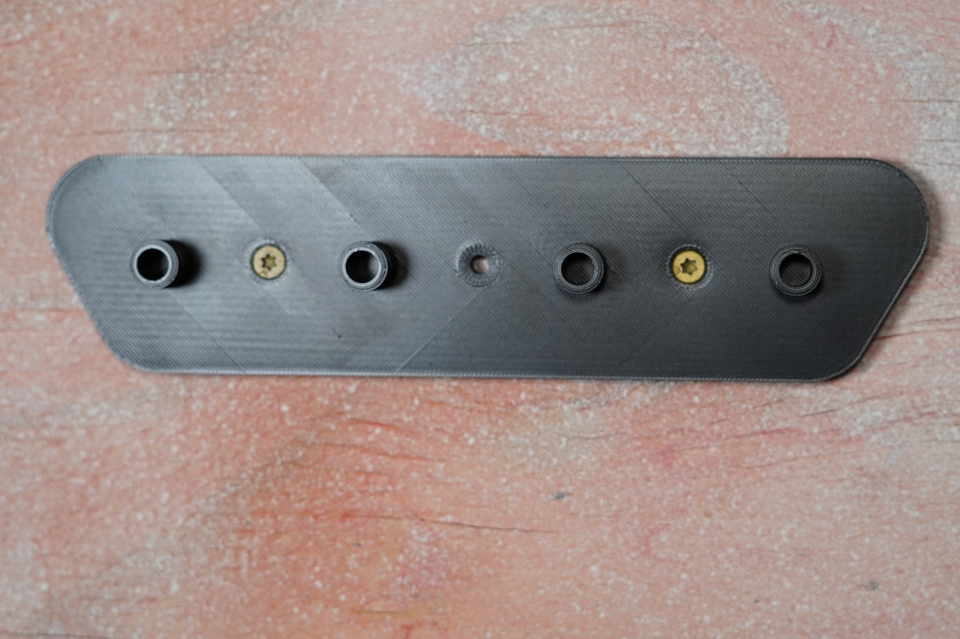 Close-up side angle of the head dock showing snug fit