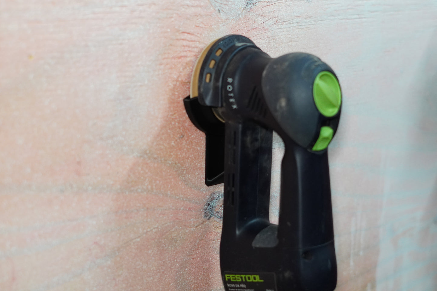 Wall Mount Holder for Festool R90 Sander - Secure Vertical Storage