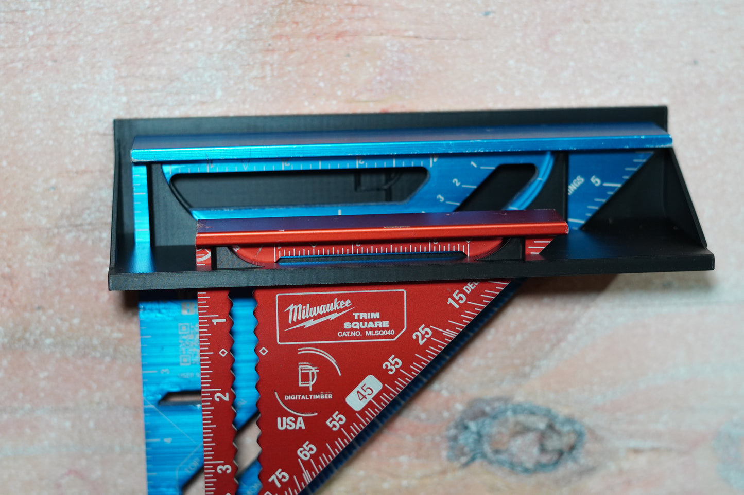 Speed Square Wall Mount Holder – Trim Squares | Shop Organization | 3D Printed Tool Storage