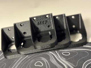 M12 Wall-Mounted Battery Holder, Durable & Practical Storage for Milwaukee Batteries