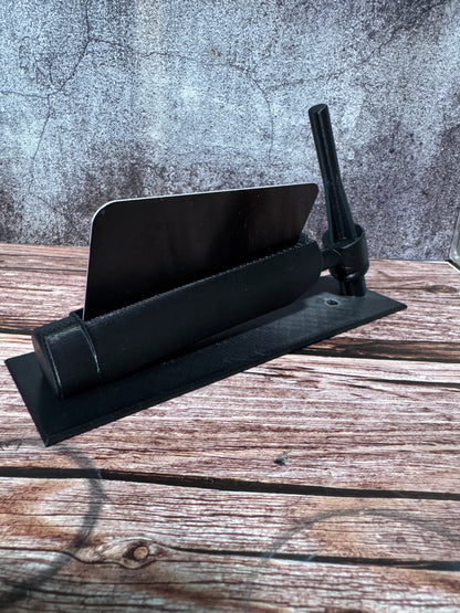TIG Torch Business Card Holder – 3D-Printed Welding-Themed Display Stand for Shops, Desks, or Trade Shows