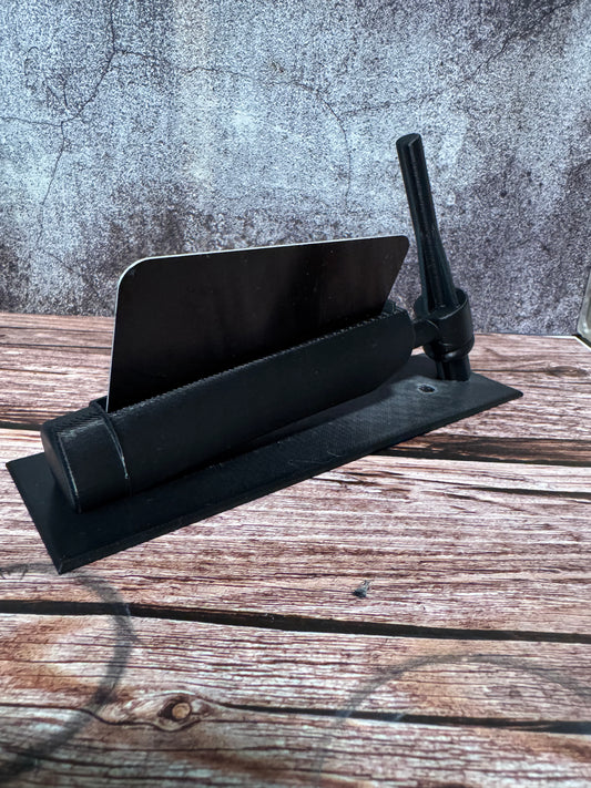TIG Torch Business Card Holder – 3D-Printed Welding-Themed Display Stand for Shops, Desks, or Trade Shows