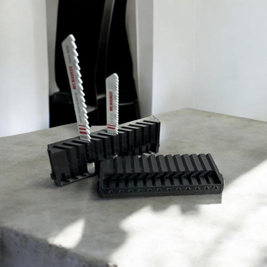 Jigsaw Blade Holder – Snap-In Bit Bin Insert for Secure Blade Storage | 3D Printed Jig Saw Organizer